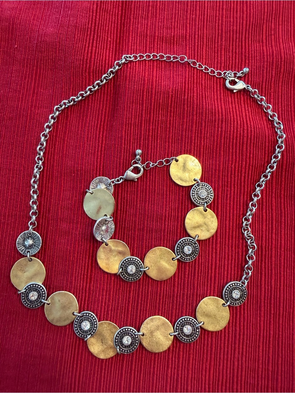 Park Lane Coronado Necklace & Bracelet Set Swarovski Crystals